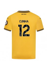 Fotbalové Dres Wolves Matheus Cunha #12 Domácí Oblečení 2024-25 Krátký Rukáv